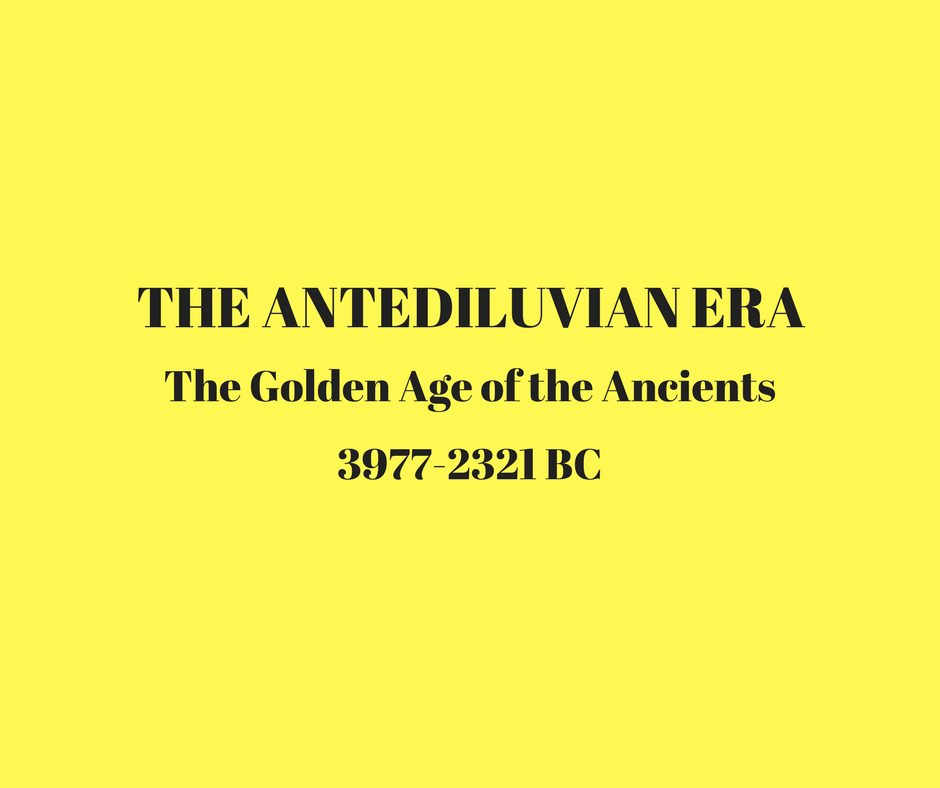 01-The Antediluvian Era